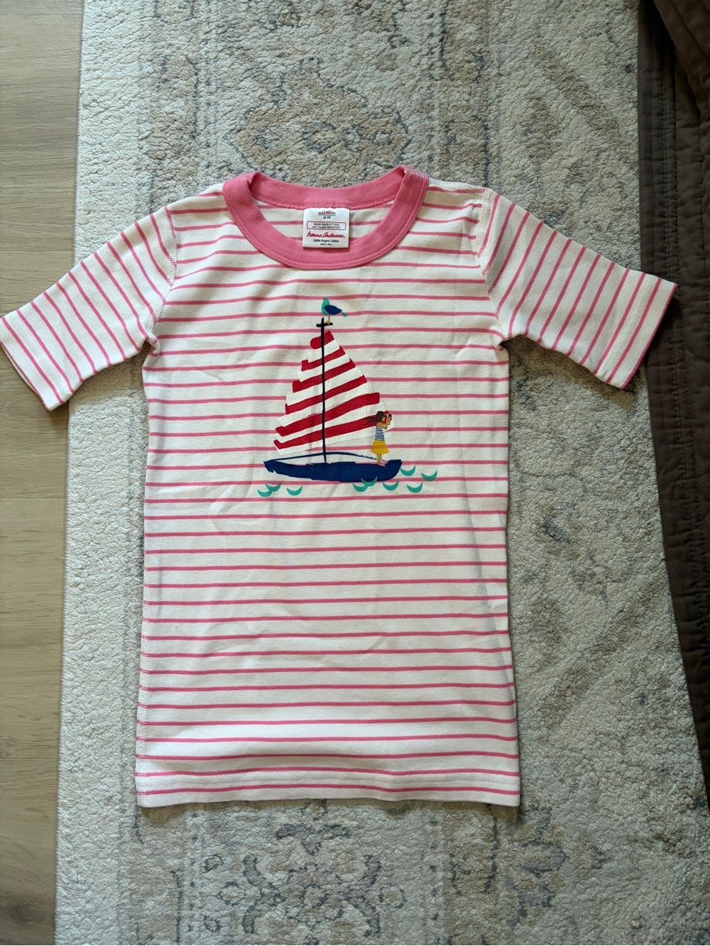 Hanna Andersson Sailboat Striped Tee - 10